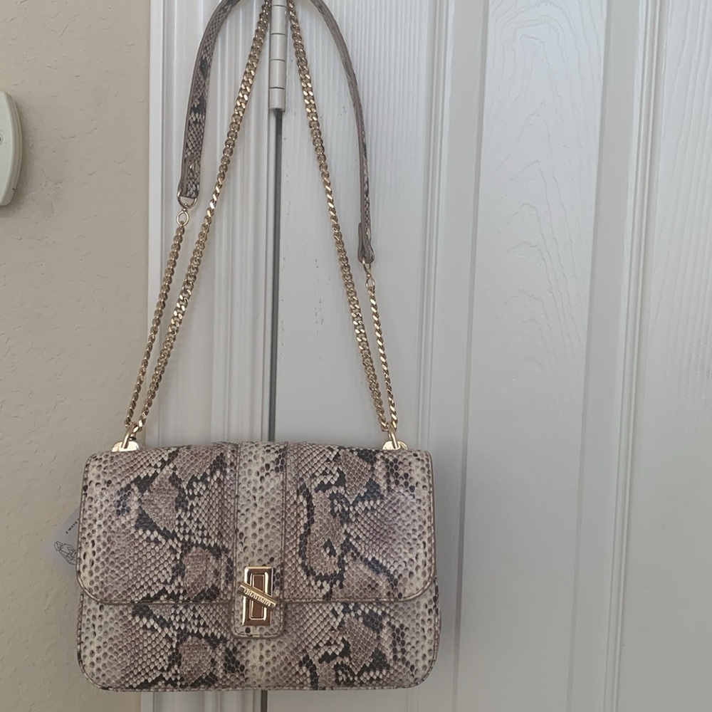 Brahmin Rosalie Beige Sandcastle Genuine Leather Crossbody - Picture 6 of 8